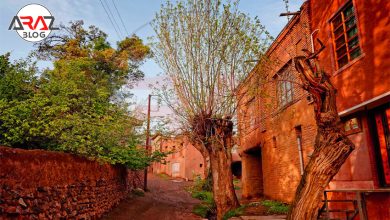 بازدید از روستای ابیانه کاشان