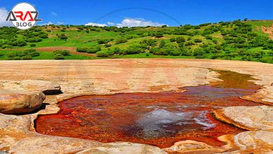 چشمه های آبگرم دلفان کجاست ؟