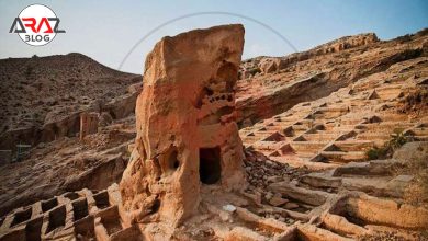 گورستان صخره ای سیراف بوشهر