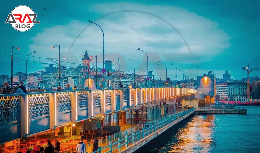 تفریحات رایگان استانبول چیست ؟ 7 پل گالاتا استانبول