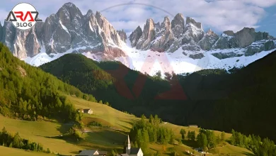 رشته کوه آلپ کجاست؟